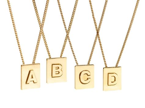 celine alphabet necklace k|Alphabet K Necklace in Brass with Gold finish .